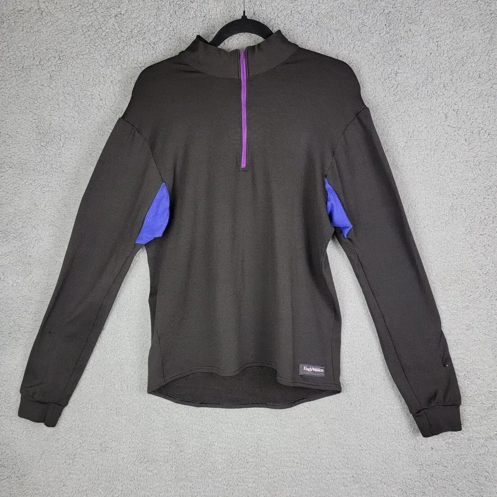 Vintage Early Winters Performance Jacket Unisex Large Black Vented Underarms